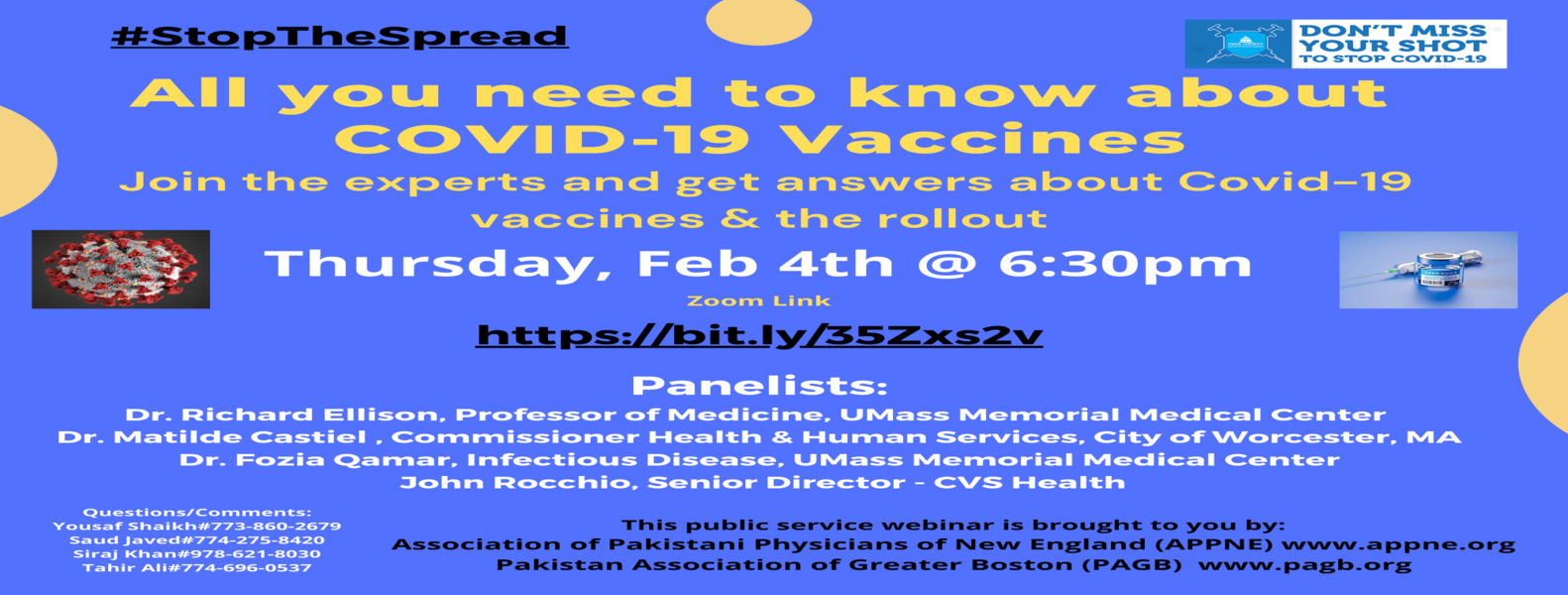Webinar on Covid Vaccines