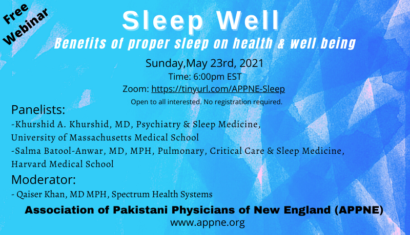 Webinar on Sleep