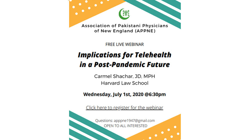 Webinar on Telehealth