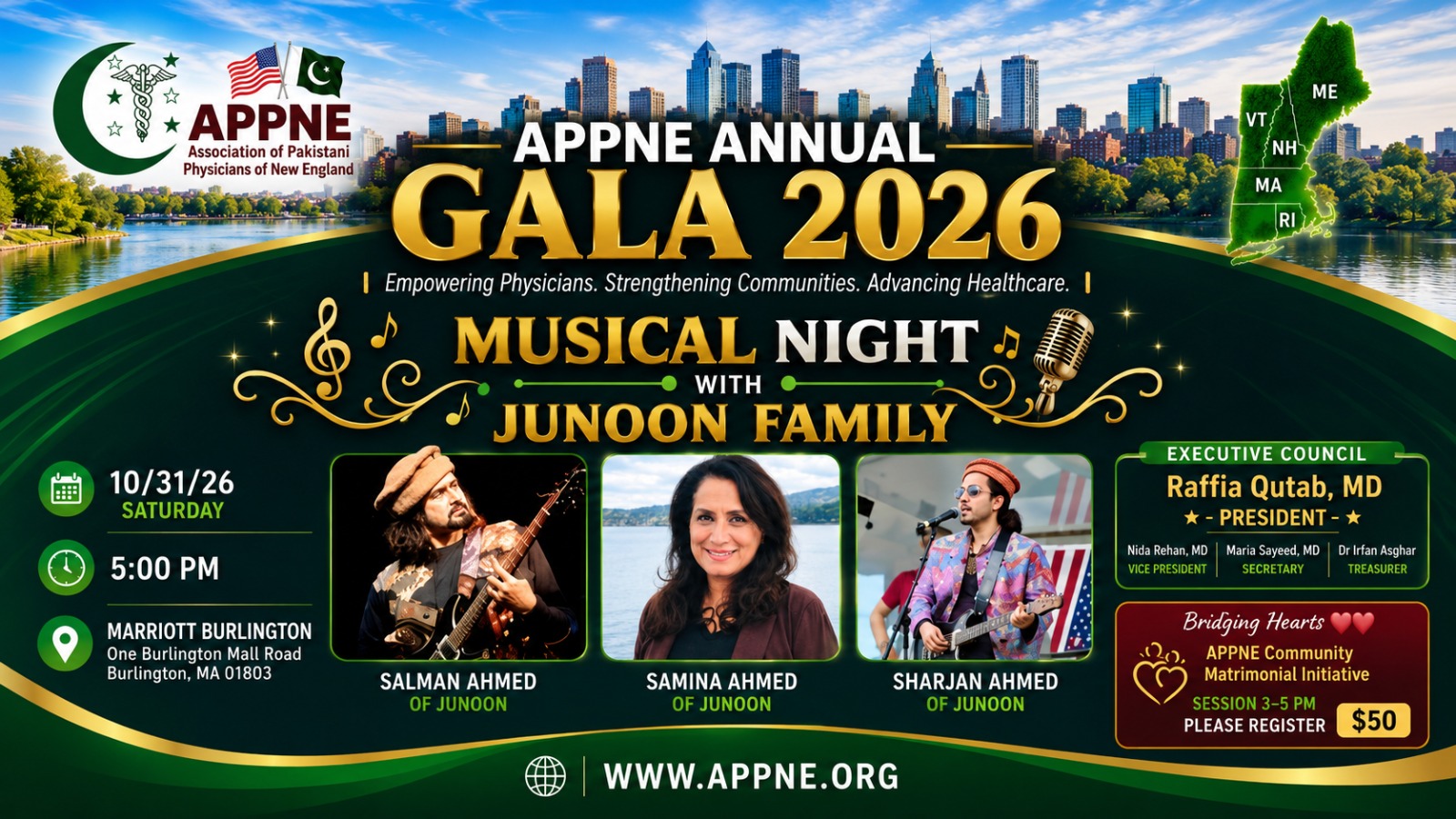 APPNE Annual Gala 2026 – Musical Night with Junoon Family
